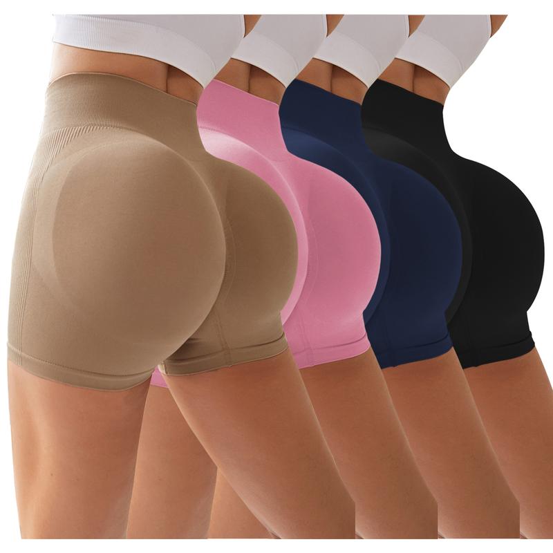 Pack de 4 Shorts Faja Moldeadora de Cintura Alta